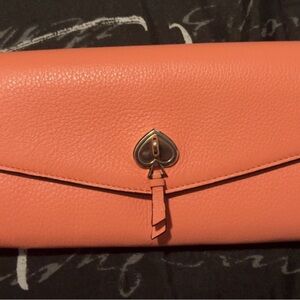 Kate Spade Large Flap Leather Wallet